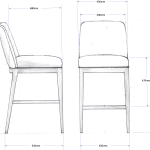 Hamilton Counter Stool Dimensions