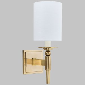 BRASS WALL LIGHT CANDOVER