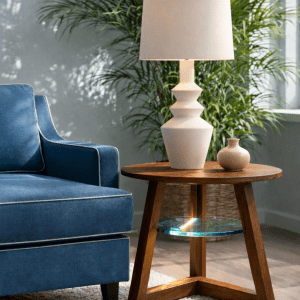 Henley Side Table in Mid Walnut
