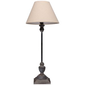 Melbury Lamp in Grey Wash