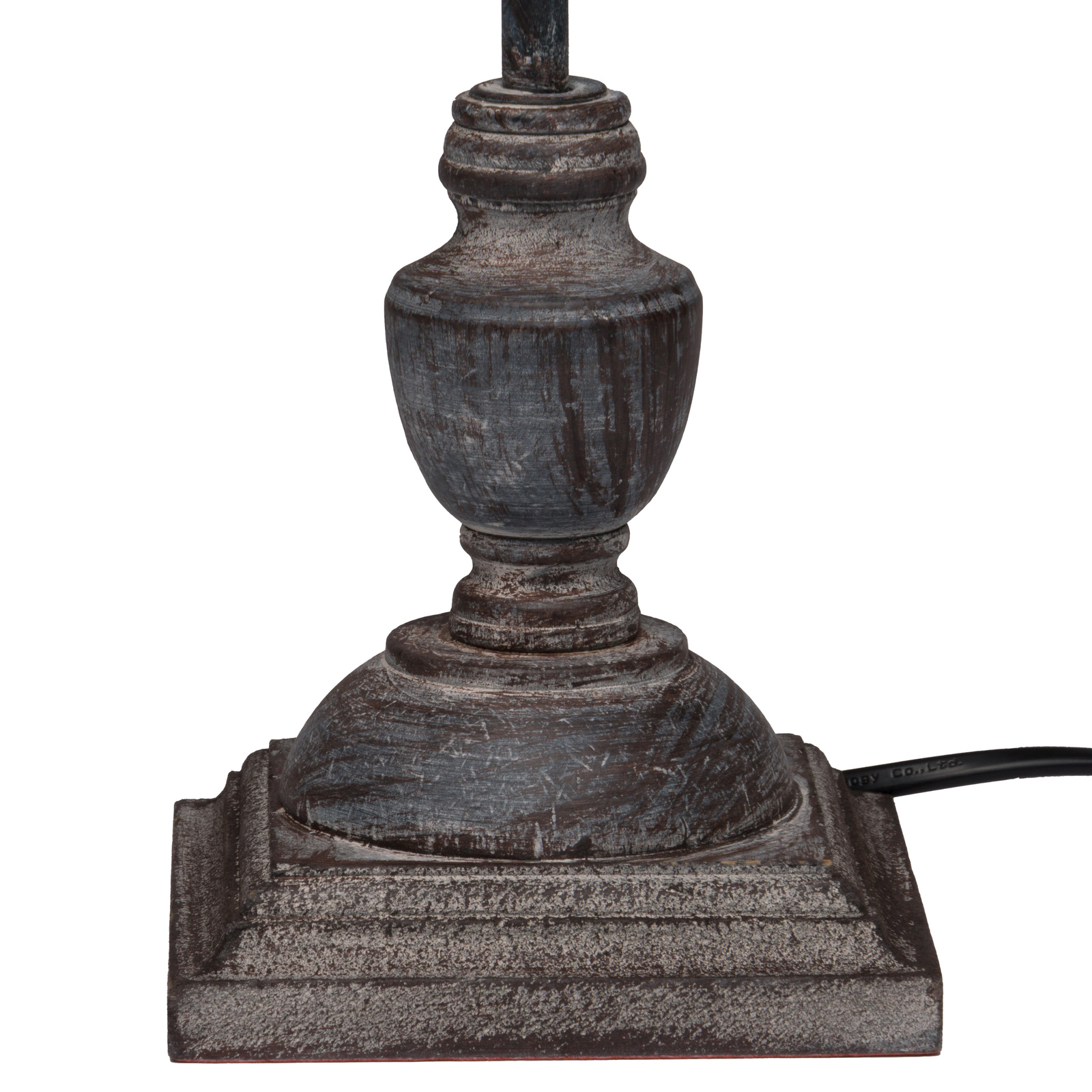 Melbury Lamp in Grey Wash