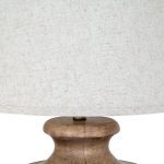 The Haddon Lamp Wooden base table lamp